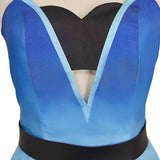 Hazbin Hotel Angel Dust Woman Blue Cosplay Costume Halloween Carnival Party Suit 
