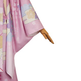 Hazbin Hotel Angel Dust Woman Pink Cosplay Costume Bathrobe Halloween Carnival Party Suit    