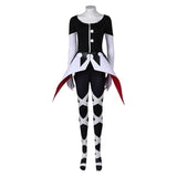 Hazbin Hotel Carmilla Carmine Black Jumpsuit Cosplay Costume Outfits Halloween Carnival Suit