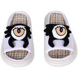 Hazbin Hotel Cat KeeKee White Cotton Linen Slippers Cosplay Shoes Halloween Carnival