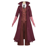 Hazbin Hotel Charlie Morningstar Dark Red Cosplay Outfit For Adult Female Halloween Carnival Party Suit