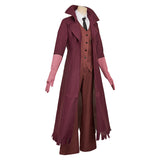 Hazbin Hotel Charlie Morningstar Dark Red Cosplay Outfit For Adult Female Halloween Carnival Party Suit   