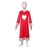 Hazbin Hotel Charlie Morningstar Kids Children Red Pajamas Cosplay Costume Outfits Halloween Carnival Suit