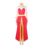 Hazbin Hotel Charlie Red Adult Female Cosplay Costume Halloween Carnival Party Suit 