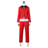 Hazbin Hotel Charlie Red Adult Man Outfit Cosplay Costume Halloween Carnival Party Suit