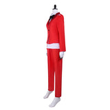 Hazbin Hotel Charlie Red Adult Man Outfit Cosplay Costume Halloween Carnival Party Suit