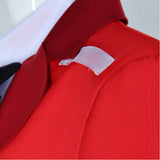 Hazbin Hotel Charlie Red Adult Man Outfit Cosplay Costume Halloween Carnival Party Suit