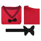 Hazbin Hotel Charlie Red Cosplay Costume For Adult Female Halloween Carnival Party Suit