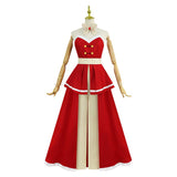 Hazbin Hotel Charlie Red Cosplay Dress For Adult Female Halloween Carnival Party Suit   