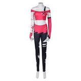 Hazbin Hotel Cherri Bomb Pink Set Cosplay Costume Outfits Halloween Carnival Suit