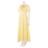 Hazbin Hotel Husk Yellow Cosplay Dress For Adult Female Halloween Carnival Party Suit