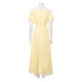 Hazbin Hotel Husk Yellow Cosplay Dress For Adult Female Halloween Carnival Party Suit