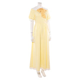 Hazbin Hotel Husk Yellow Cosplay Dress For Adult Female Halloween Carnival Party Suit
