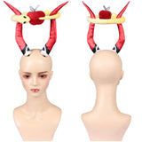 Hazbin Hotel Lucifer Cosplay Headwear Devil Horns Halloween Carnival Costume Accessories