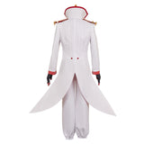 Hazbin Hotel Lucifer Man White Cosplay Costume Halloween Carnival Party Suit  