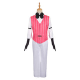 Hazbin Hotel Lucifer Pink Vest Suit Cosplay Costume Outfits Halloween Carnival Suit