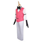 Hazbin Hotel Lucifer Pink Vest Suit Cosplay Costume Outfits Halloween Carnival Suit