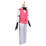 Hazbin Hotel Lucifer Pink Vest Suit Cosplay Costume Outfits Halloween Carnival Suit