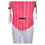 Hazbin Hotel Lucifer Pink Vest Suit Cosplay Costume Outfits Halloween Carnival Suit