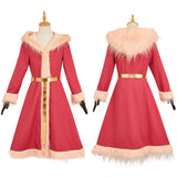 Hazbin Hotel Lucifer Red Cosplay Costume For Adult Female Halloween Carnival Party Suit  