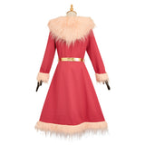 Hazbin Hotel Lucifer Red Cosplay Costume For Adult Female Halloween Carnival Party Suit  