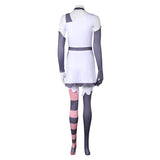 Hazbin Hotel Vaggie Black-white Dress Cosplay Costume Outfits Halloween Carnival Suit