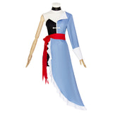 Hazbin Hotel VAGGIE Cosplay Blue Dress For Halloween Carnival Party Suit   