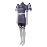 Hazbin Hotel Vaggie Lute Grey Cosplay Costume For Adult Female Halloween Carnival Party Suit  