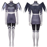 Hazbin Hotel Vaggie Lute Grey Cosplay Costume For Adult Female Halloween Carnival Party Suit  