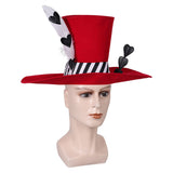 Hazbin Hotel Valentino Cosplay Red Hat Cap Halloween Carnival Costume Accessories