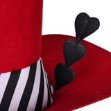 Hazbin Hotel Valentino Cosplay Red Hat Cap Halloween Carnival Costume Accessories