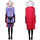 Hazbin Hotel Valentino Purple Cosplay Costume For Adult Female Halloween Carnival Party Suit