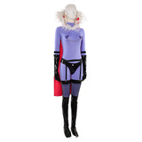 Hazbin Hotel Valentino Purple Cosplay Costume For Adult Female Halloween Carnival Party Suit