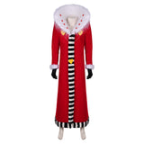 Hazbin Hotel Valentino Red Coat Cosplay Costume Outfits Halloween Carnival Suit