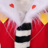 Hazbin Hotel Valentino Red Coat Cosplay Costume Outfits Halloween Carnival Suit