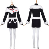 Hazbin Hotel Velvette Black Cosplay Costume For Adult Female Halloween Carnival Party Suit