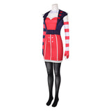 Hazbin Hotel Velvette Cosplay Costume For Adult Female Halloween Carnival Party Suit   