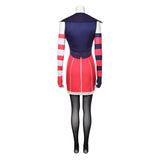 Hazbin Hotel Velvette Cosplay Costume For Adult Female Halloween Carnival Party Suit   