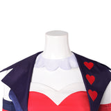 Hazbin Hotel Velvette Cosplay Costume For Adult Female Halloween Carnival Party Suit   
