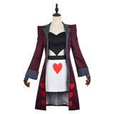 Hazbin Hotel Velvette Cosplay Costume For Adult Female Halloween Carnival Party Suit