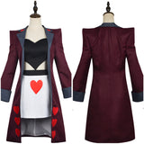 Hazbin Hotel Velvette Cosplay Costume For Adult Female Halloween Carnival Party Suit