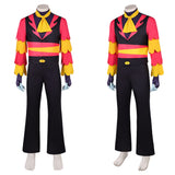 Hazbin Hotel Vox Black Cosplay Costume For Adult Male Halloween Carnival Party Suit