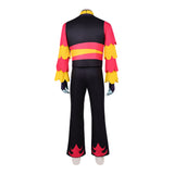 Hazbin Hotel Vox Black Cosplay Costume For Adult Male Halloween Carnival Party Suit