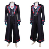 Hazbin Hotel Vox Black Cosplay Costume For Adult Man Halloween Carnival Party Suit 
