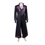 Hazbin Hotel Vox Black Cosplay Costume For Adult Man Halloween Carnival Party Suit 