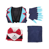Hazbin Hotel Vox Blue Cosplay Costume For Adult Men Halloween Carnival Party Suit 
