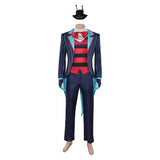 Hazbin Hotel Vox Blue Cosplay Costume For Adult Men Halloween Carnival Party Suit