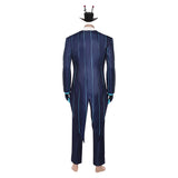 Hazbin Hotel Vox Blue Cosplay Costume For Adult Men Halloween Carnival Party Suit 
