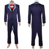 Hazbin Hotel Vox Dark Blue Cosplay Costume For Adult Male Halloween Carnival Party Suit 