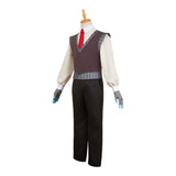 Hazbin Hotel Vox Grey Cosplay Outfit For Adult Male Halloween Carnival Party Suit    